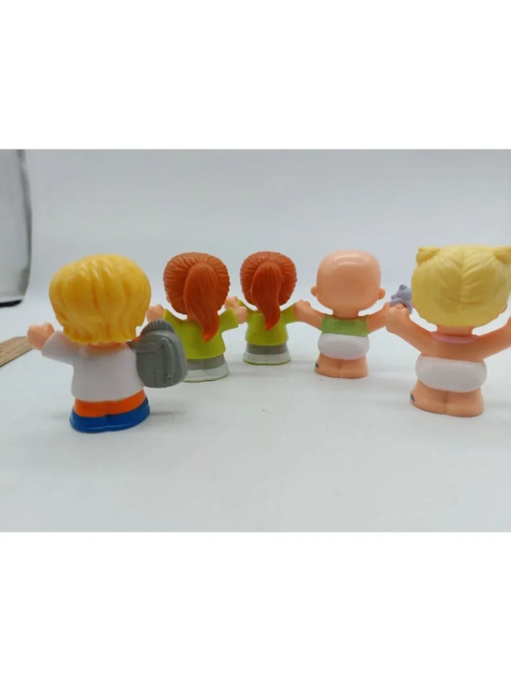 Fisher Price Little People Baby Toddler Girl Boy 1 School Boy 2 Bus Drivers Lot